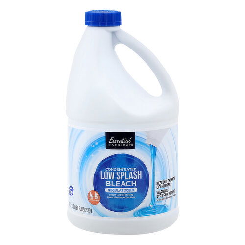 Essential Everyday Bleach, Regular Scent, Low Splash, Concentrated