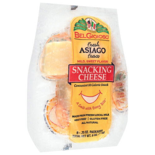 BelGioioso Snacking Cheese, Fresh Asiago