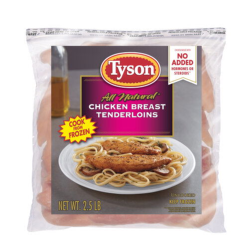 Tyson Boneless Skinless Chicken Breast Tenderloins (Frozen)