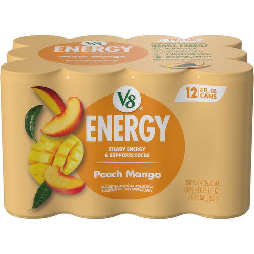 V8® Energy® Peach Mango Energy Drink