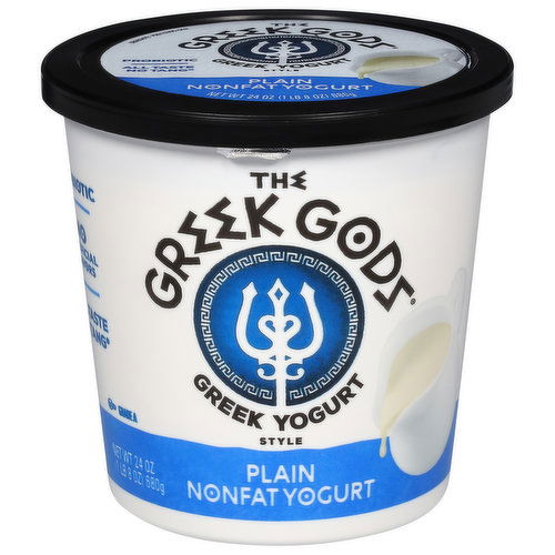 The Greek Gods Yogurt, Nonfat, Plain, Greek Style