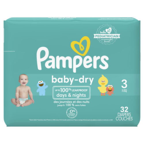 Pampers Baby Dry Baby Dry Size 3 32 Count