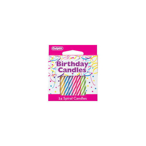 Culpitt Neon Multi Color Birthday Candles