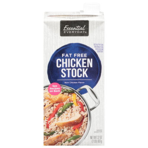 Essential Everyday Stock, Fat Free, Chicken