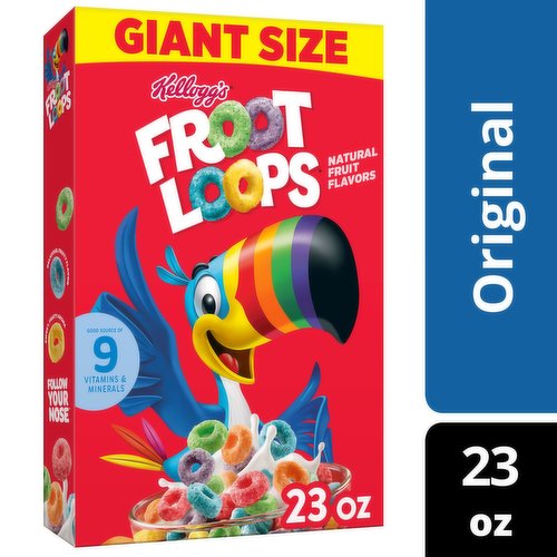 Froot Loops Breakfast Cereal, Original, Giant Size