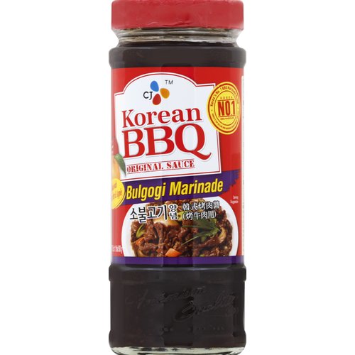 CJ Marinade, Bulgogi, Korean BBQ Original Sauce