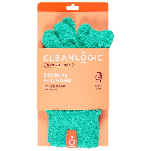 Cleanlogic Body Gloves, Exfoliating