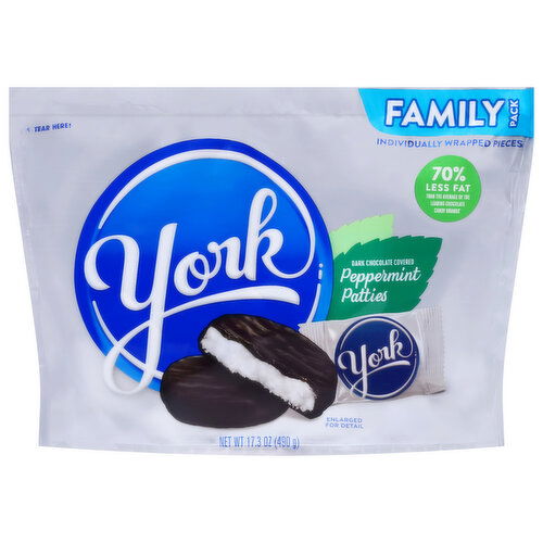 York Dark Chocolate Covered Peppermint Patties Family Pack