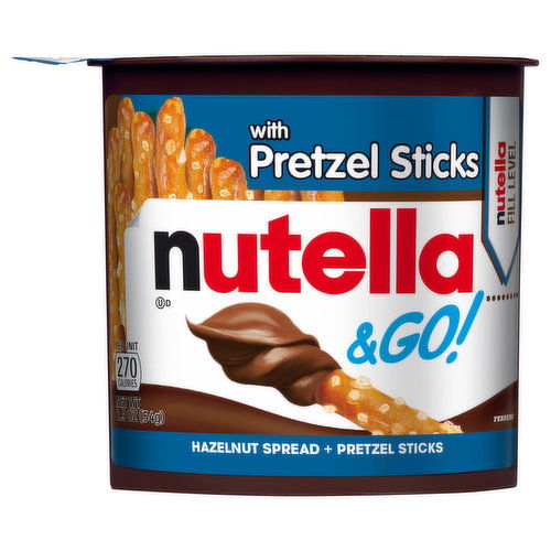 Nutella & Go! Hazelnut Spread + Pretzel Sticks