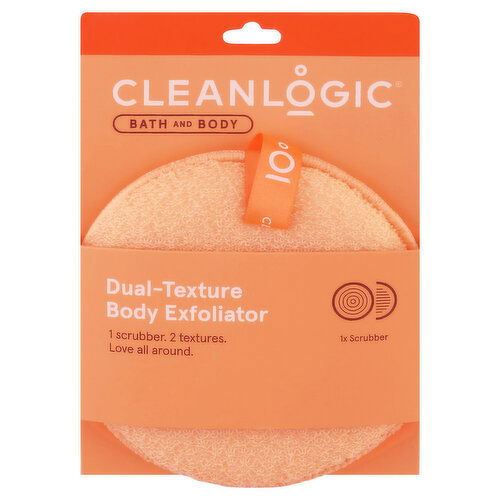 Cleanlogic Body Exfoliator, Dual-Texture