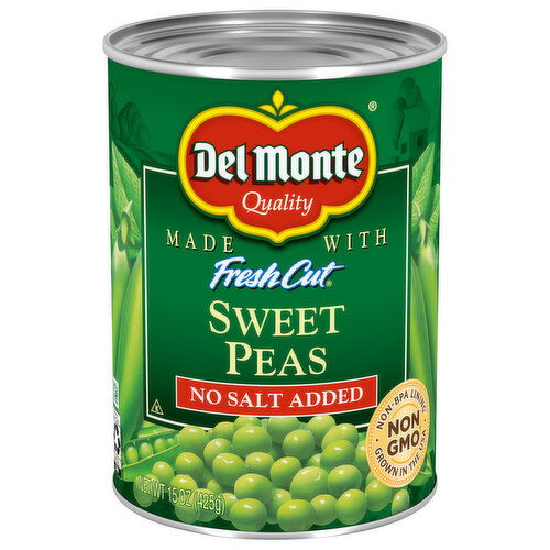 Del Monte Fresh Cut No Salt Added Sweet Peas