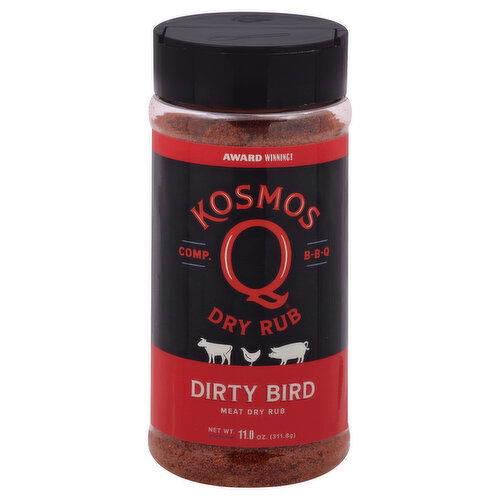 Kosmos Q Dry Rub, Meat, Dirty Bird