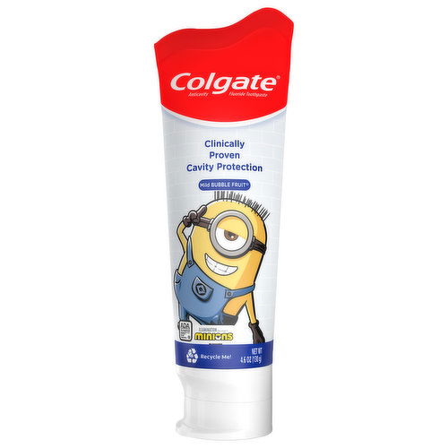 Colgate Toothpaste, Minions, Mild Bubble Fruit