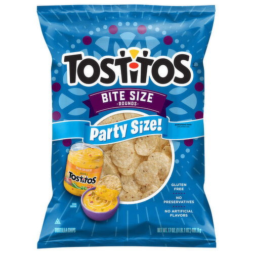 Tostitos Tortilla Chips, Bite Size Rounds, Party Size!