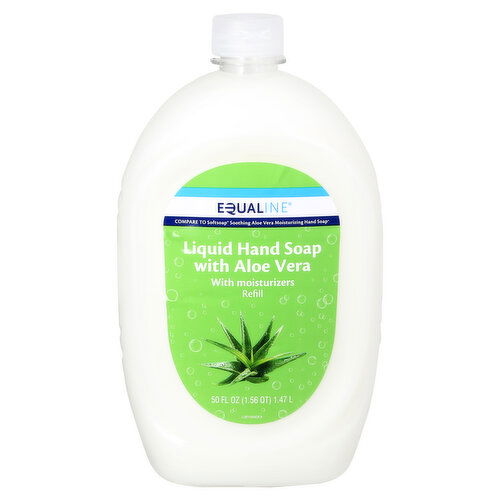 Equaline Liquid Hand Soap, with Aloe Vera, Refill,