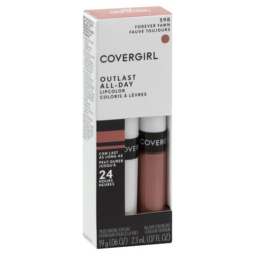 CoverGirl Outlast Lipcolor, All-Day, Forever Fawn 598