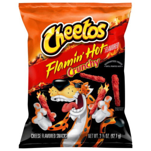 Cheetos Crunchy Flamin' Hot Flavored Cheese Flavored Snacks