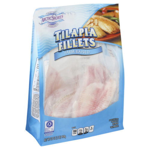 Arctic Shores Tilapia, Farm Raised, Fillets