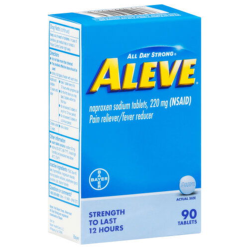 Aleve All Day Strong Pain Reliever/Fever Reducer, 220 mg, Tablets