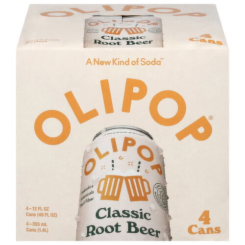 Olipop Classic Root Beer Soda