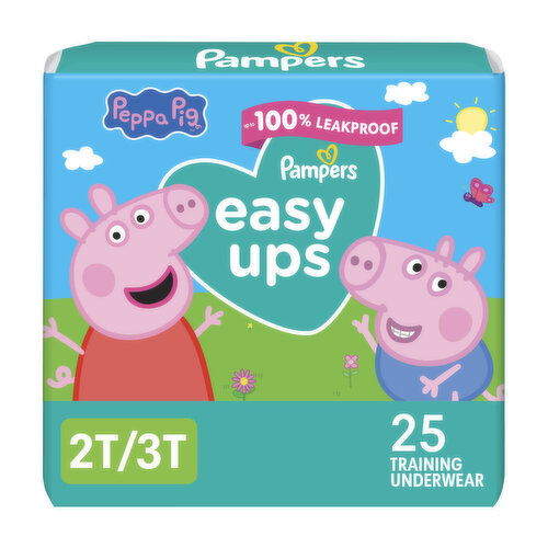 Pampers Easy Ups Training Pants, Size 4