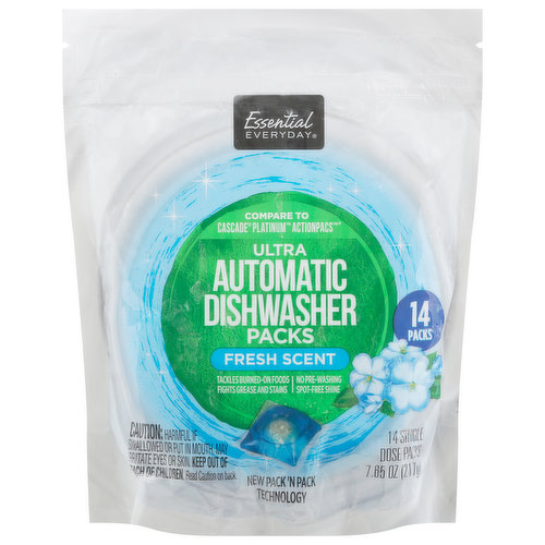 Essential Everyday Ultra Automatic Dishwasher Packs