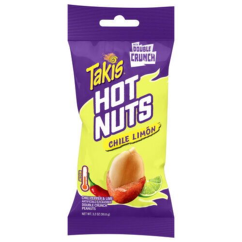 Takis Hot Nuts Double Crunch Peanuts, Flare, Medium