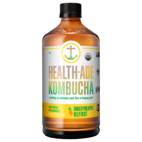 Health-Ade Kombucha, Ginger Pineapple Berry Reset