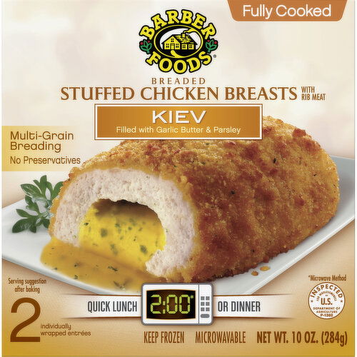 Barber Foods Stuffed Chicken Breasts Kiev