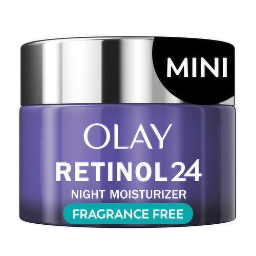 Olay Regenerist Retinol 24 Mini, Smooth - Renew - Hydrate Night Face Moisturizer, Fragrance-Free, Trial Size