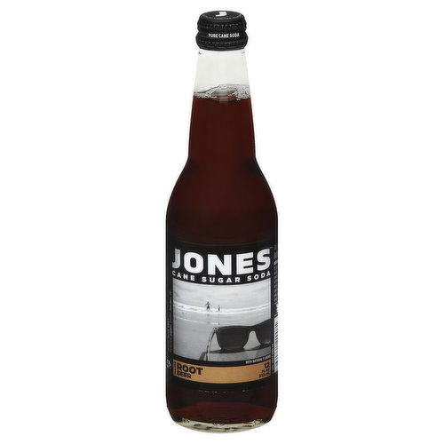 Jones Soda, Cane Sugar, Root Beer Flavor