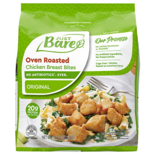 Just Bare Oven Roasted Original Chicken Breast Bites