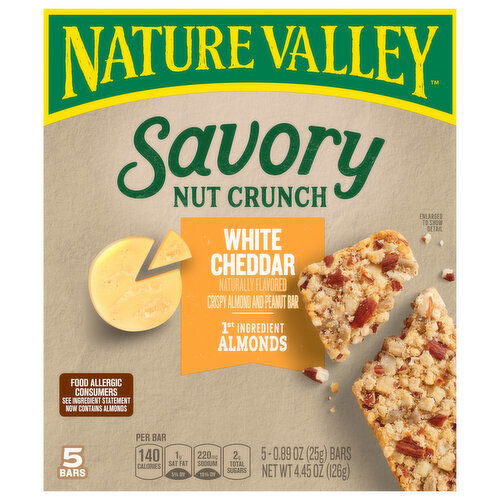 Nature Valley Savory Nut Crunch White Cheddar Bar