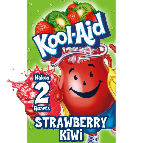 Kool-Aid Unsweetened Strawberry Kiwi Artificially Flavored Powdered Soft Drink Mix