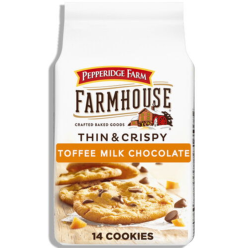 Pepperidge Farm® Farmhouse Thin & Crispy Toffee Milk Chocolate Cookies