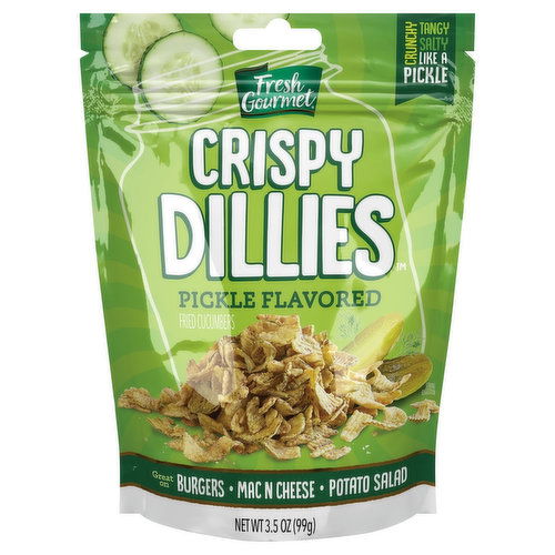 Fresh Gourmet Dillies, Pickled Flavored, Crispy