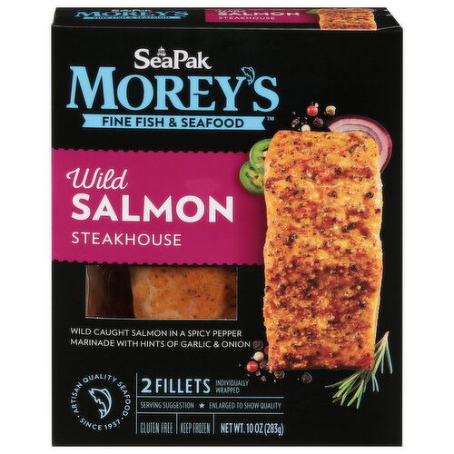 Morey's Salmon, Wild, Steakhouse