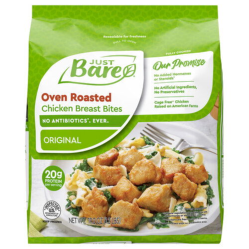 Just Bare Oven Roasted Original Chicken Breast Bites