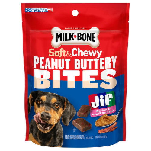 Milk-Bone Soft & Chewy Peanut Buttery Bites Dog Snacks
