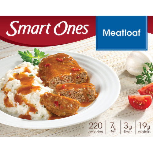 Smart Ones Meatloaf with Gravy & Garlic-Herb Mashed Potatoes Frozen Meal