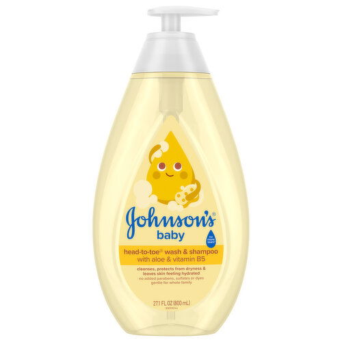 Johnson's Baby Head-to-Toe Wash & Shampoo with Aloe & Vitamin B5
