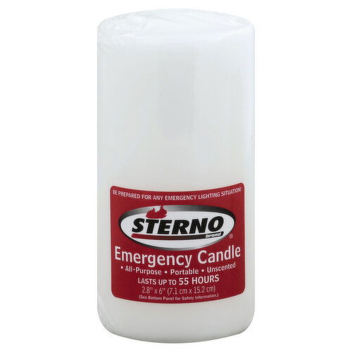 Sterno Sterno Brand Candle, Emergency, Unscented