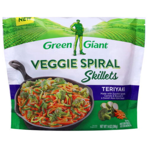 Green Giant Veggie Spiral, Teriyaki, Skillets