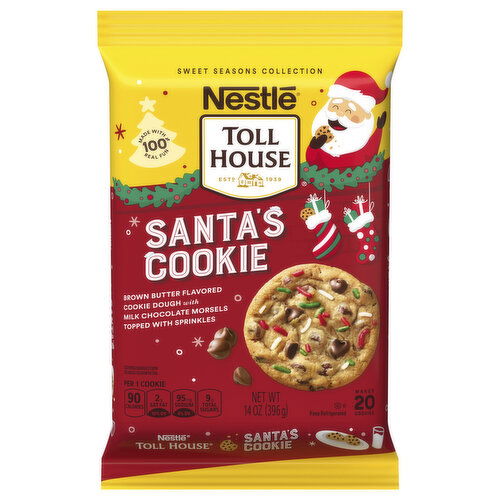 Toll House Santa's Cookie