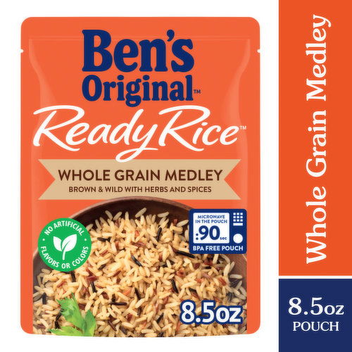 Ben's Original Ready Rice Rice, Whole Grain Medley