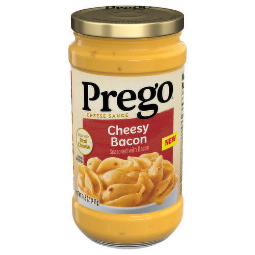 Prego Cheese Sauce, Cheesy Bacon