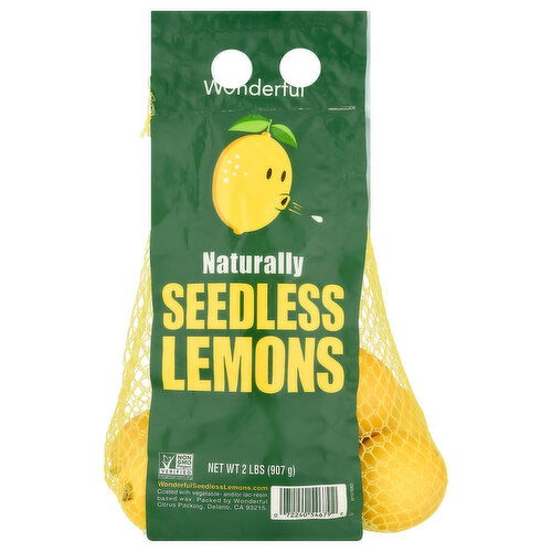 Wonderful Lemons, Seedless, Naturally