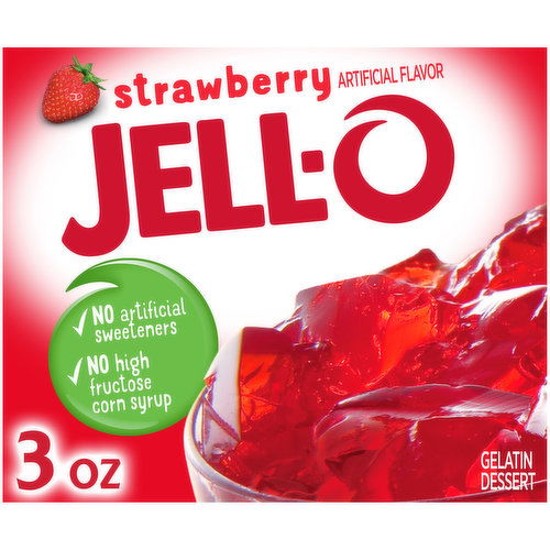 Jell-O Strawberry Gelatin Dessert Mix