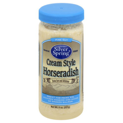 Silver Spring Horseradish, Cream Style, Fine Cut