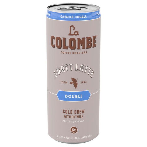 La Colombe Cold Brew, with Oatmilk, Draft Latte, Double